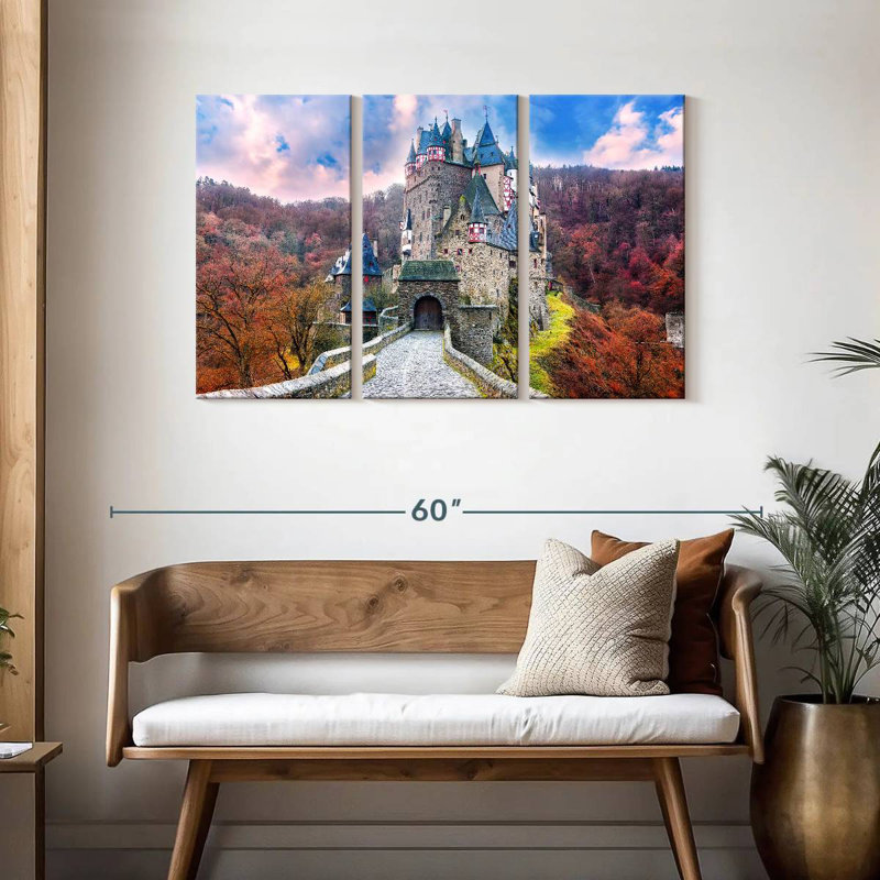 Lilie Castle, 28" H x 45" W