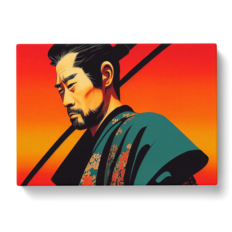Modern Samurai - Wrapped Canvas, 35cm H x 50cm W x 3cm D