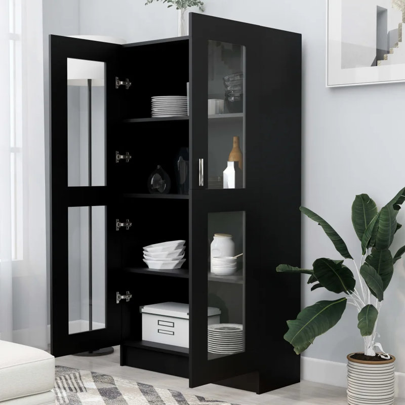 Jucel Bookcase, Black