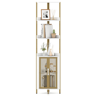 170 cm H x 32 cm W Corner Bookcase