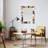Rock Star I Rectangular Beveled Mirror on Free Floating Printed Tempered Art Glass-531331997