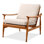 Manzo Outdoor Teak Lounge Chair