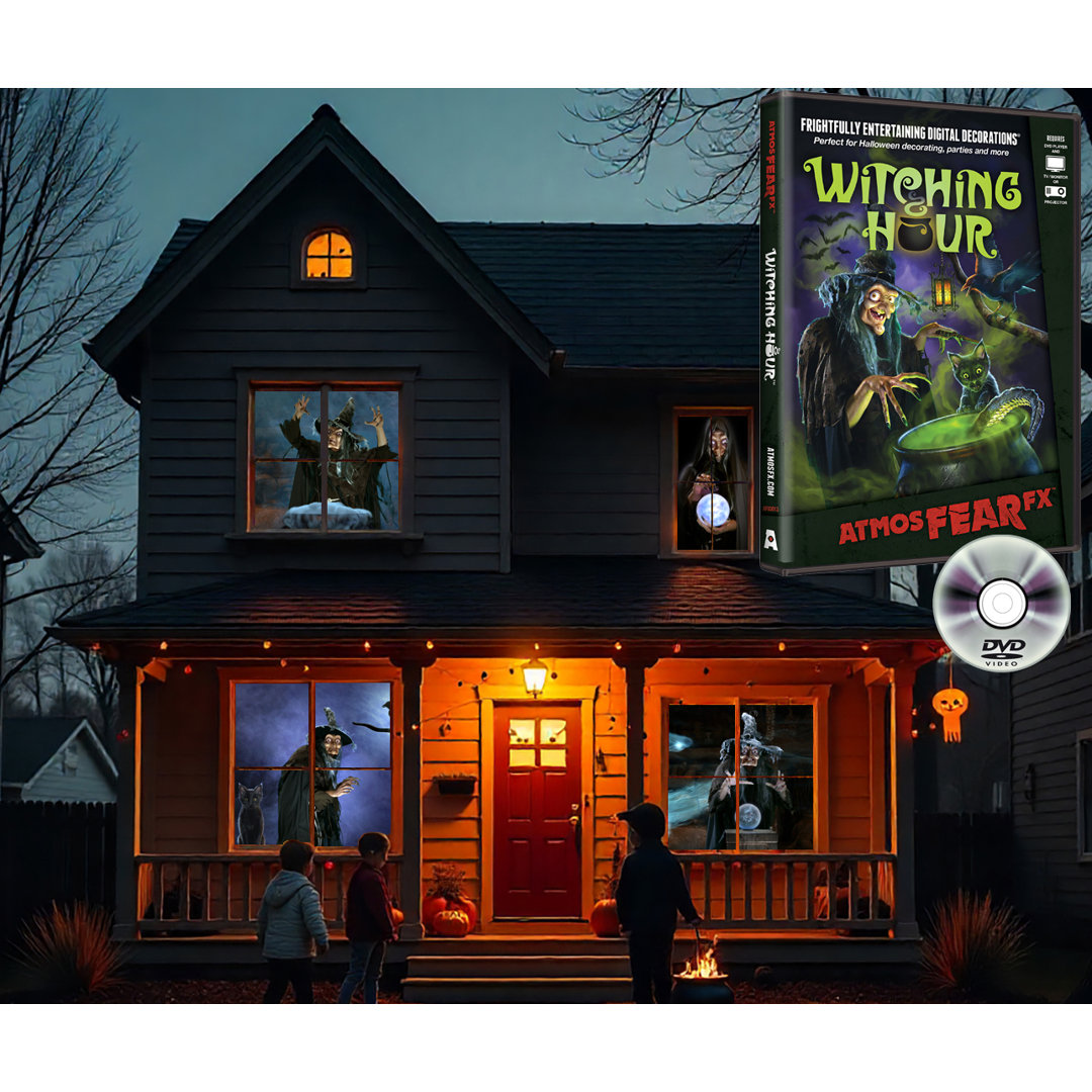 Atmosfx Witching Hour DVD Halloween Digital Decoration Holiscapes