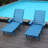 Outdoor Chaise Lounge With 4-Position Adjustable Backrest For Patio, Poolside, Deck-166959901