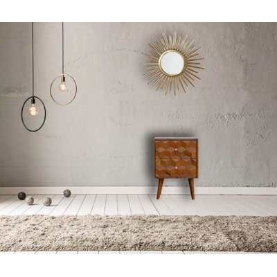 Table de chevet Chestnut Cube