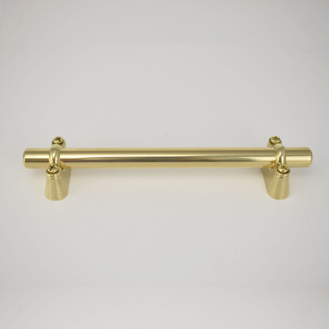 Solid Brass Bar Pull With Solid Brass Extenders