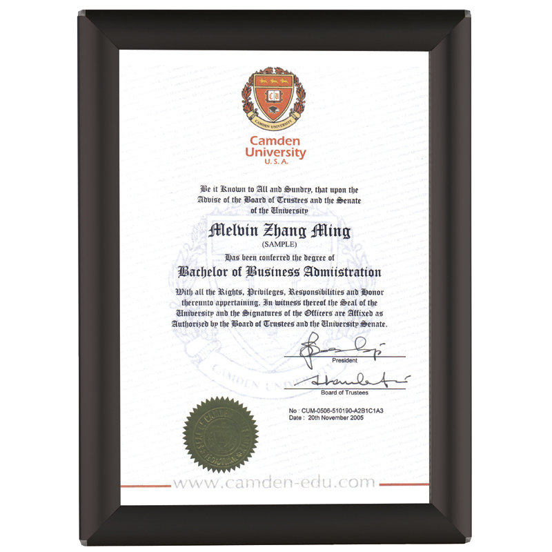 Busyfold Bevelled Picture Frame, Black