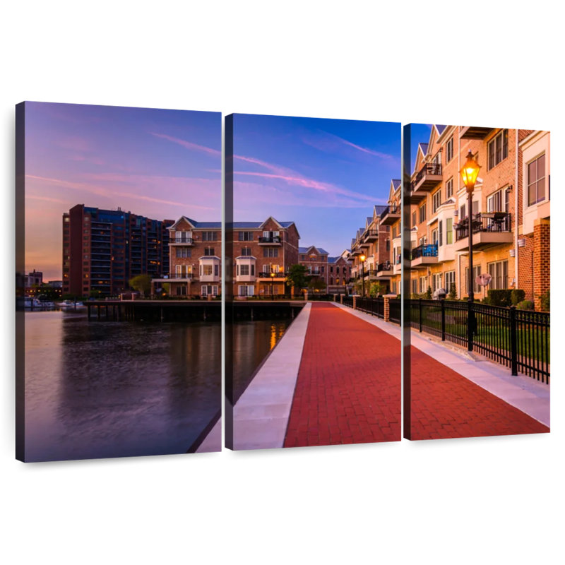 Lilie Paved Canton Waterfront, 36" H x 57" W