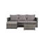 Canapé modulaire d'extérieur en tissu 3 pièces-723580518