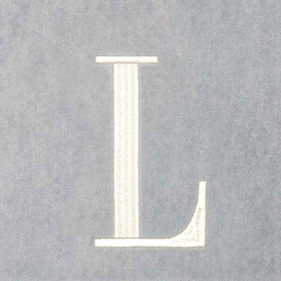 GRY/IVR Monogram Towel Set