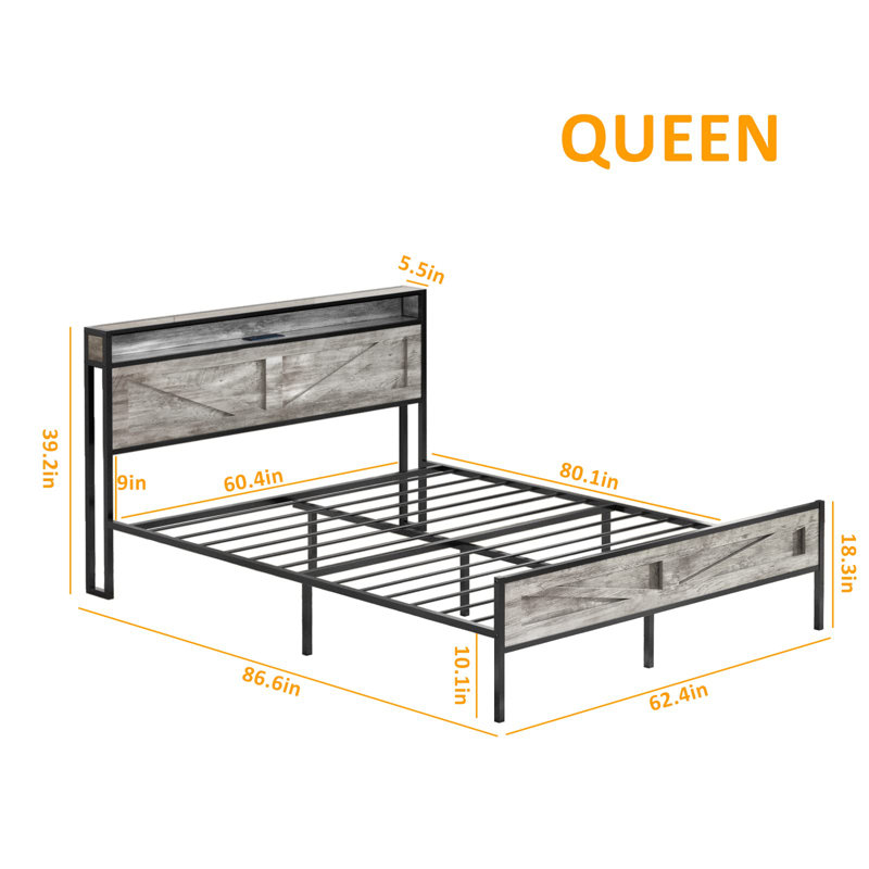 Levering Bookcase Bed, Queen