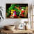Floating Frame Natural Wood