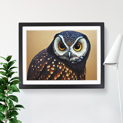 Face Of An Owl Vol.6 - Single Picture Frame Painting