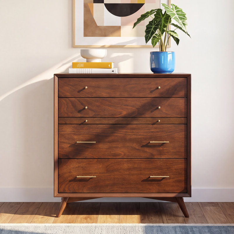 Williams 38" Mahogany Dresser, Walnut