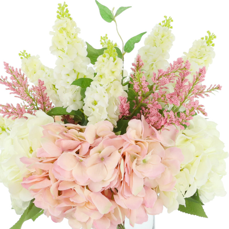 Hydrangea and Lilac Arrangement