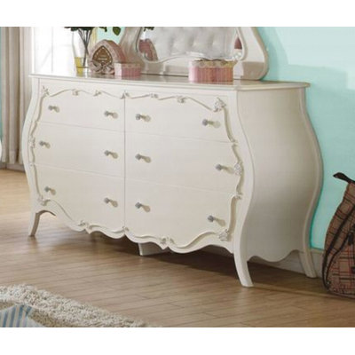 Commode de style moderne avec finition blanche