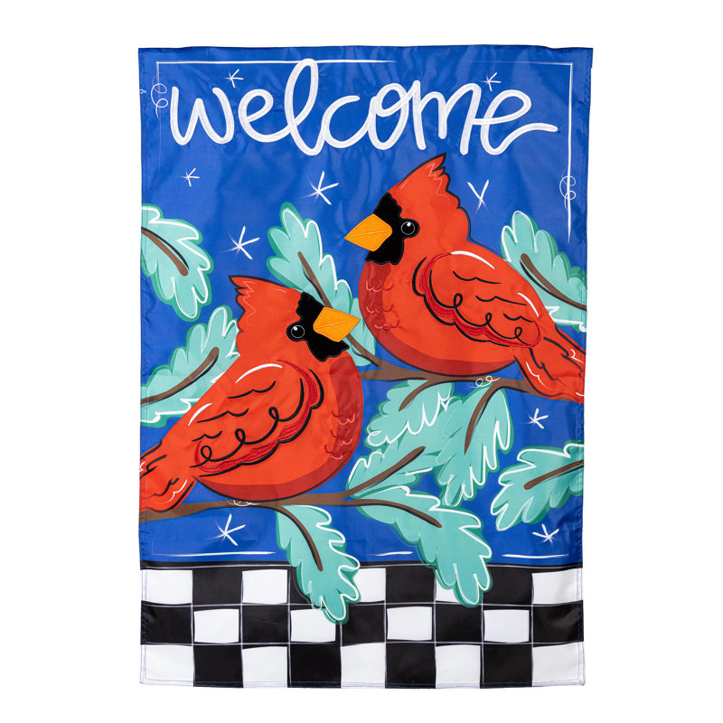 Drapeau «Welcome Winter Friends»