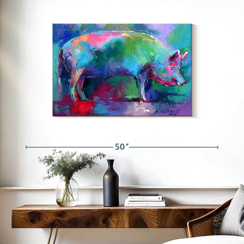 Brampt Pig II, 24" H x 36" W