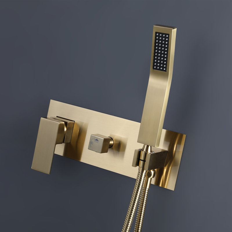 Système de douche complet avec valve brute