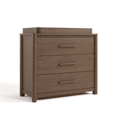 Commode 3 tiroirs Malta avec plateau à langer amovible