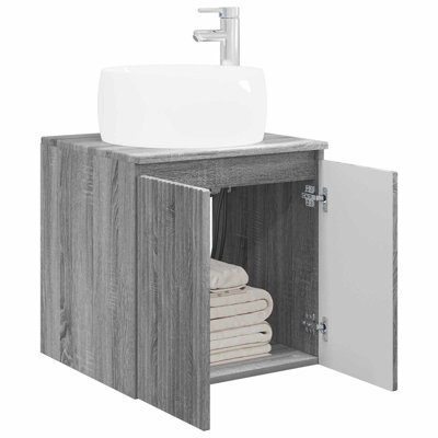 Single Bathroom Vanity with Ceramic Basin