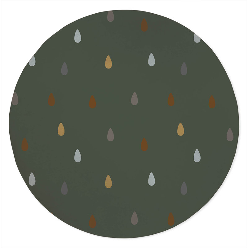 Dino Drops Kids Play Mat, Round 5'