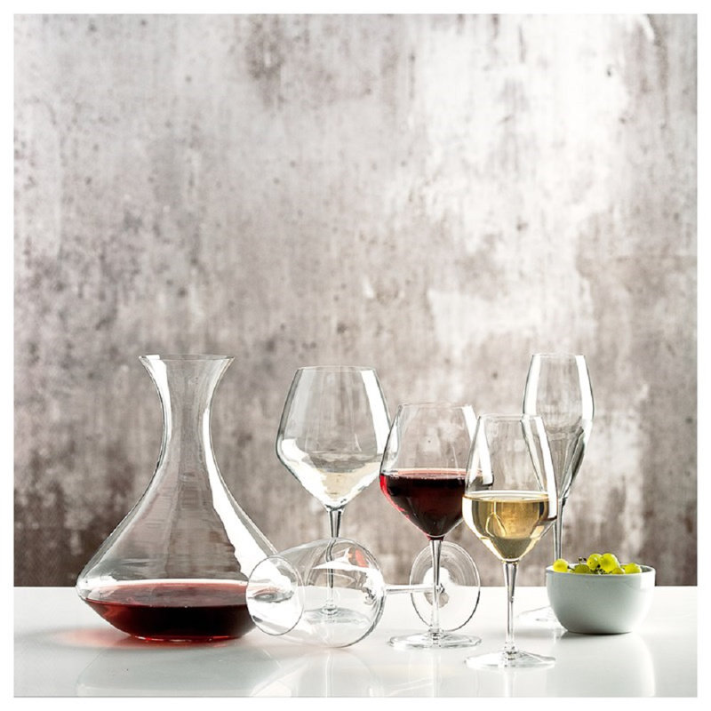 Luigi Bormioli Atelier 23.75 oz Cabernet Red Wine Glasses, 23.75 oz