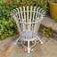 Porte-bûches en fer écusson assorti blanc (ensemble de 2)-129454071