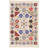 Mexican Fiesta Floral Geometric Area Rug