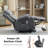 Power Lift Recliner Chair With Heat And Massage Electric Fabric Recliner Chair For Elderly With Side Pocket-2022512410