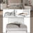 Light Gray Fabric Bed-114195089