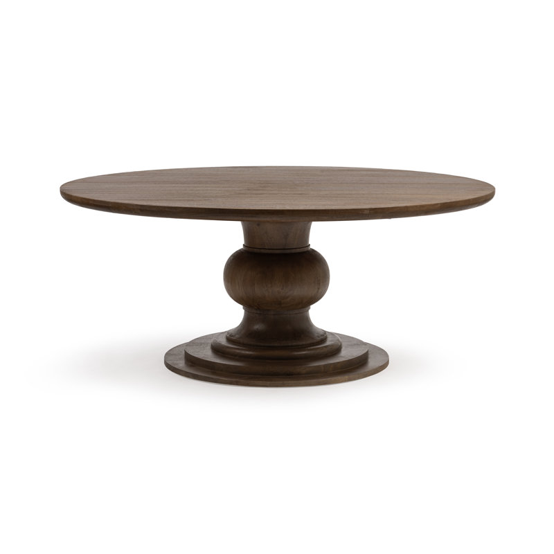 Hera Mango Wood Round Dining Table