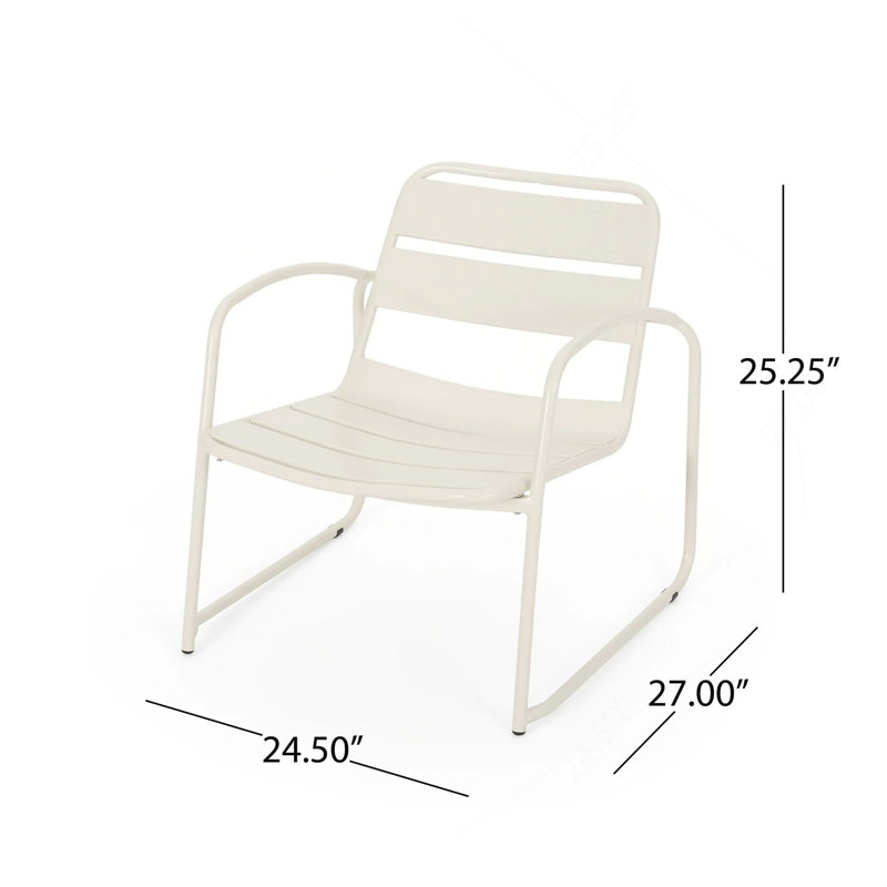 CONRAD  CHAT SET, Matte White