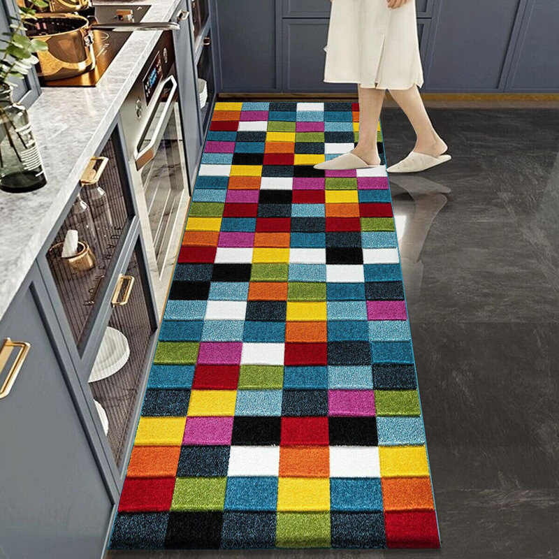 Lili-Lu Geometric Area Rug, Runner 60 x 220cm