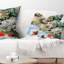 Motif floral à ressorts avec coussins décoratifs de petites fleurs