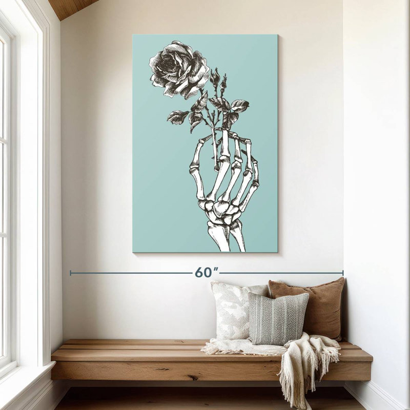 Hitzel Romantic Skeleton, 48" H x 32" W
