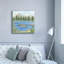  «Canoeing On The Lake» par Deb Strain, art mural sur toile, 37 po x 37 po-632960147