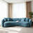 Yazgur Boneless 93.6" Curved Modern Upholstered Sofa-2107265158-2092739307