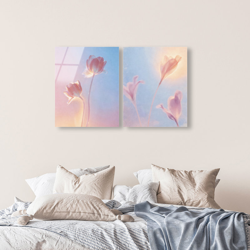 Iridescent Spring Set Set by Oliver Gal, 24"H x 30"W, High-Gloss Acrylic Print