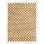 SINEAD Hand Knotted Wool Checkered Area Rug in White/Neutral-612045618-629081830