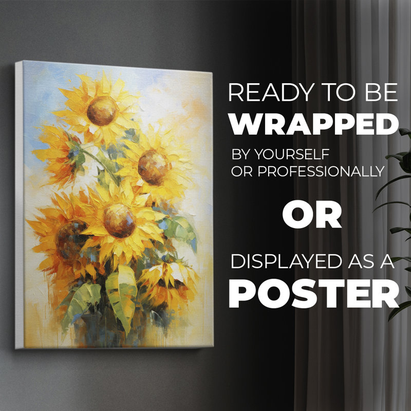 Série FLORAL CDLIV - Impression sur toile seulement - NON-CADRE, H 36 po x l 24 po