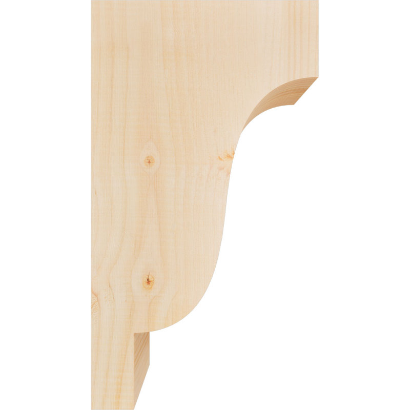 Newport Corbel, H 18 po x l 5,5 po x P 10 po, Sapin de Douglas, Lisse