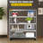 70.9'' W Stainless Steel Shelving Unit