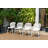Anautica Outdoor Patio 5pc 100% FSC Certified Wood and Aluminum Dining Set-88387497