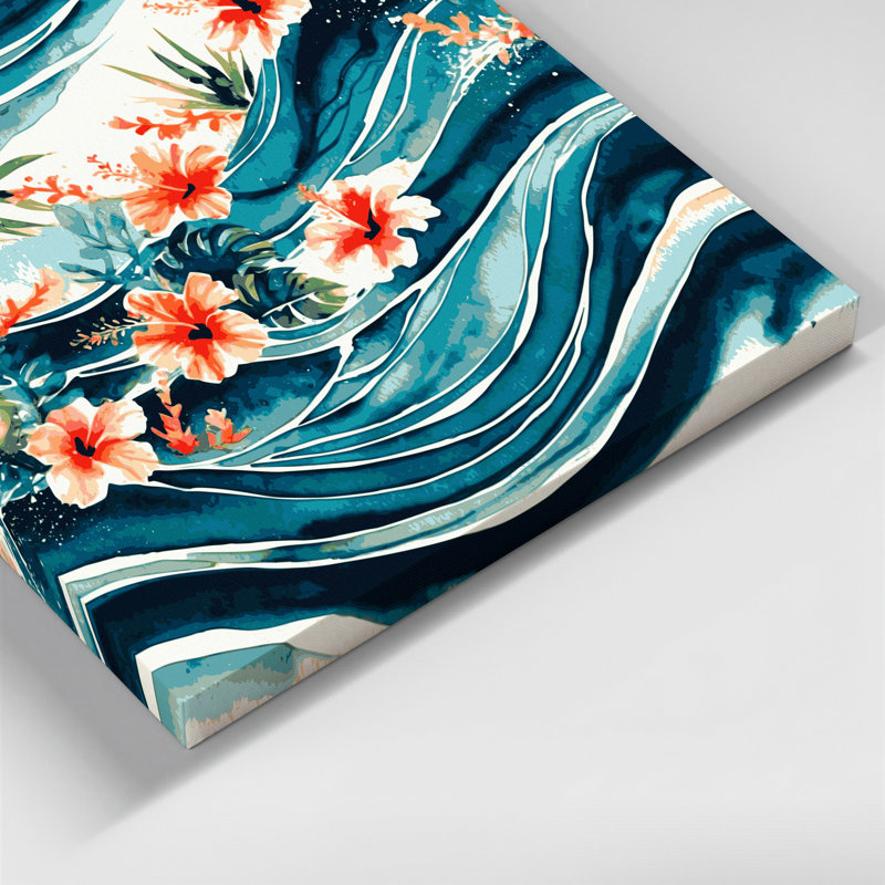 Toile grise hawaïenne, H 24 po x l 36 po