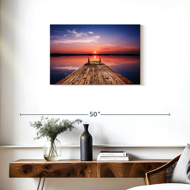 Alvord Sunset Lake Dock, H 20 po x l 30 po