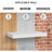 Obeda Wood Floating Shelves with Invisible Wall Mount Brackets (Set of 3)-1335751501