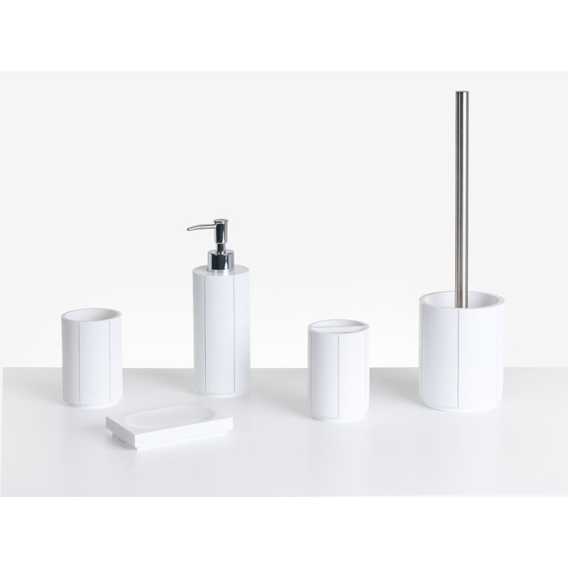 5-Piece Bathroom Accessories Set HUALLAGA , White