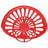 Red Tractor Seat Swivel Stool