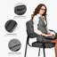 Chaise de salle d'attente en similicuir avec structure en métal (ensemble de 6)-129964614